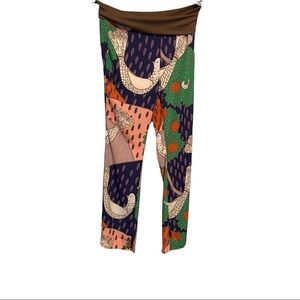 Judith March | polyester printed wide leg pants size large